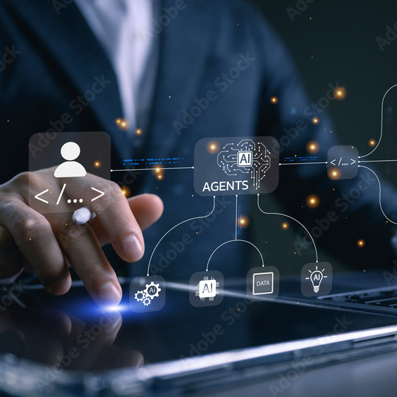 KI-Software wird schematisch gezeigt